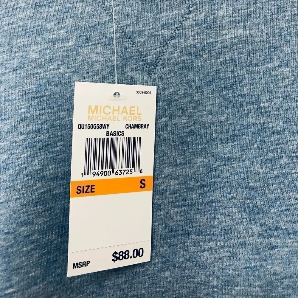 ‎NWT: Michael Kors Ruffle Bottom Sweatshirt